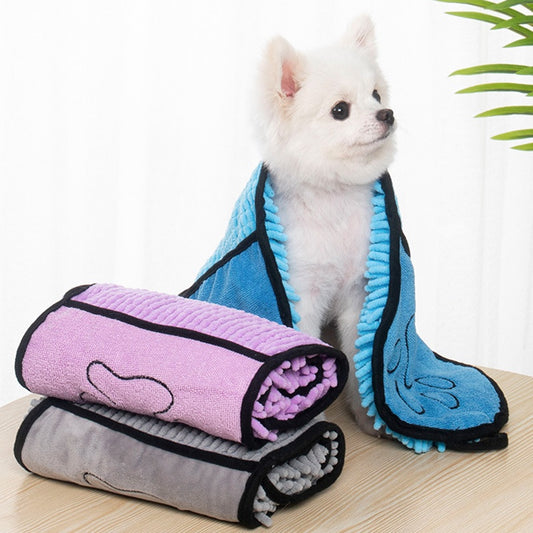 Super-Absorbent Microfiber Dog and Cat Bathrobe - Quick-Drying Pet Towels for a Spa-Like Grooming Experience