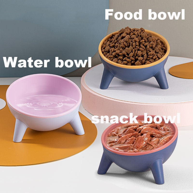 Ergonomic 15° Tilt Cat Bowl - Durable, Safe and Non-Toxic for Optimal Pet Health