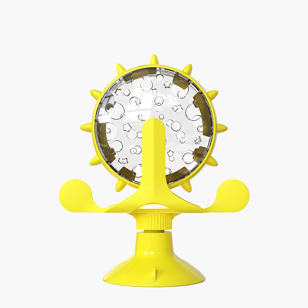 Spin-to-Win Treat Dispenser: Keep Your Cat and Dog Entertained and Fed with the Ferris Wheel Food Dispensing Pet Toy