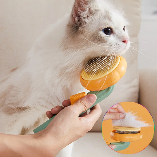 The Ultimate Cat & Dog Grooming Comb - Gently Remove Tangles and Mats for a Shiny Coat